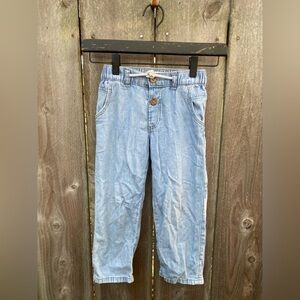 Zara Girls Pull On Lightwash Jeans Size 5